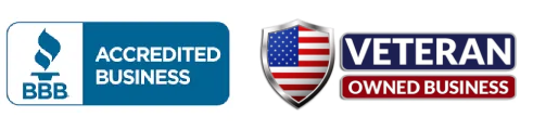 BBB & veteran logo